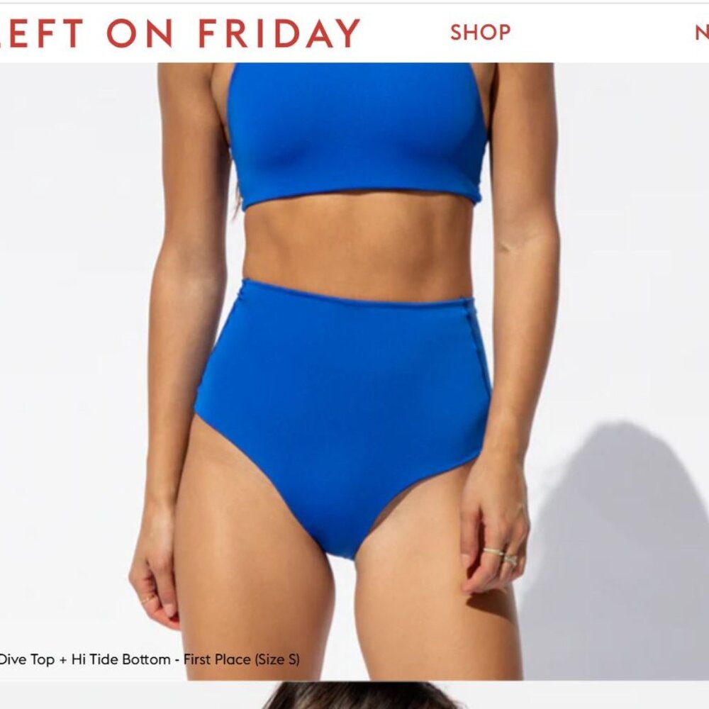 Left on Friday Hi Tide Bottoms in First Place (Royal Blue)